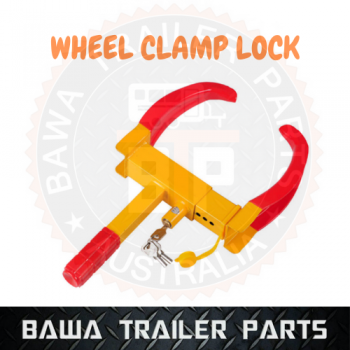 Heavy Duty Car Vehicle Wheel Clamp Lock - Anti-Theft for security of caravans