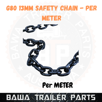 Safety G80 Link Chain 13mm Black 5.3 Tonne Per Metre