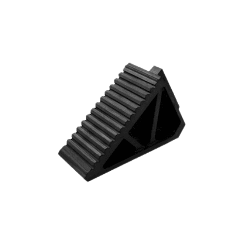 1 Wheel Chock Rubber Black 270 X 120 X 180mm - Image 1