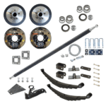 DIY 1600kg Single Axle Electric Kit with Eye to Eye Springs
