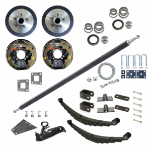 DIY 1600kg Single Axle Electric Kit with Eye to Eye Springs