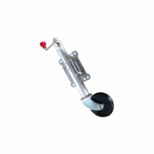 6" Rubber wheel Swing Up Jockey Wheel Light Duty 750LBS Galvanised SUNRISE