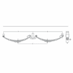 Tandem Rocker Roller Suspension Spring Complete Assembly Decromate - Image 2