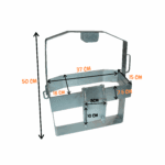 Pad-Lockable Jerry Can Holder Bolt On Galvanised - Image 2