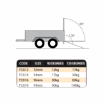 Horse Float/ Tail Gate Spring - 12/14/16/19mm - Image 3