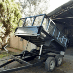 Hydraulic Ram Cylinder Tipper Trailer kit Pump 825mm stroke 4 stage 4500kg HD - Image 4