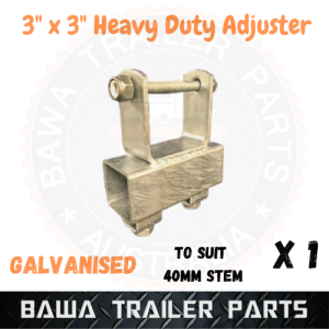 1 x Heavy Duty 3'' x 3'' Adjuster suit 40mm stem