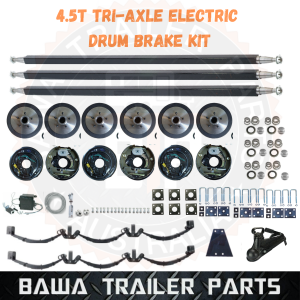 DIY Trailer Tri-Axle Kit- 4.5Tonne Electric Drum Brake Triaxle Kit!