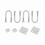 U Bolt Kit Galvanised - Customisable to suit Axle and Springs - Image 2