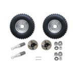 10" Atv Wheel Kit With 40mm Square Stub Axles And Hubs
