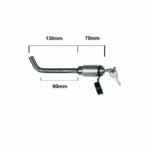 Tow Bar Lock 5/8″ Pin Angled - Image 2