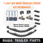 7 Leaf Off Road Dacromat Trailer Spring Kit 1500KG Trailer Caravan Rebound Springs