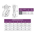 G70 Winged Clevis Safety Grab Hooks - AUSTLIFT - Image 2