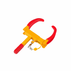 Heavy Duty Car Vehicle Wheel Clamp Lock Red & Yellow
