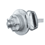 45mm Square Galvanised Mechanical Disc Braked Axle Assembled Complete 1400KG