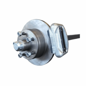 45mm Square Mechanical Disc Braked Axle Assembled Complete 1400KG