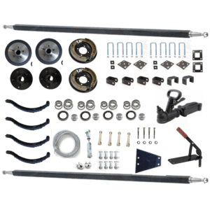 DIY TANDEM 2.0TN Mechanical DRUM Brake Kit - 2 Tonne Trailer Kit