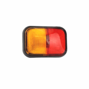 LED Side Marker M/Volt Red/Amber - 66x47mm