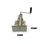 Trailer Jack 2000lbs with Bolt on Bracket - Zinc - Image 3