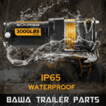 Electric Winch Trailer Car ATV UTV 3000lbs (1360kg) Wireless 12V 153:1 Gear Synthetic Rope Winch - Image 8