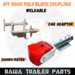 D.I.Y 2.0 TON SINGLE AXLE ELECTRIC DRUM BRAKE OFF ROAD KIT! Trailer Parts! - Image 2