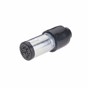 7 Pin Round Metal Plug Small