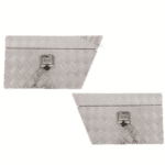 1 Set (1 Left & 1 Right) Under Tray Toolbox- Aluminium