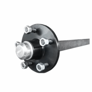 40mm Square Natural Lazy Axle Assembled Complete 1000KG