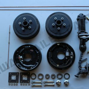 10” Hydraulic Drum Brake Kit Ford / Holden HT / HQ / Commodore / 6 Stud LC Hub Drum with Bearings