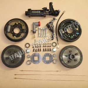 9” Hydraulic Drum Brake Kit Ford / Holden HT / HQ / Commodore / 6 Stud LC Hub Drum with Bearings