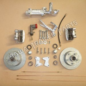 10" Galvanised Hydraulic Disc Brake Kit Ford / Holden HT / HQ Disc Hub with Bearings