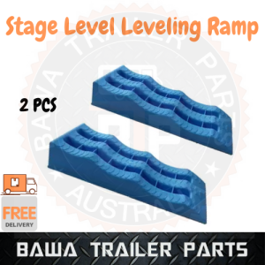 2 x 3 Stage Level Levelling Ramp Caravan RV Camper Trailer Wheel Chock