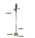Jack Stand Medium Duty 400mm Travel 7000Ibs Drop Pin and Attachment SUNRISE - Image 3