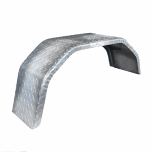 Checker Plate Guards Single Axle 4 Fold