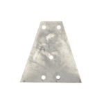 5 Hole Override and Electric Coupling Plate Triangular Galvanised
