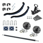 DIY Un-Braked Single Axle Kit 1000Kg - Image 2