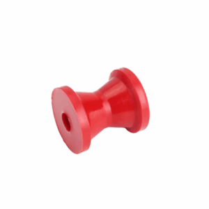Poly Soft Roller Bow Roller 3″ 17mm Bore Red