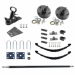 DIY Un-Braked Single Axle Kit 750Kg - Image 2