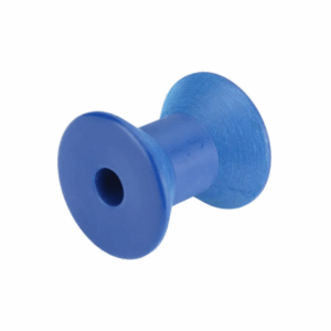 Nylon Roller Bow Roller 3"17mm Bore Blue