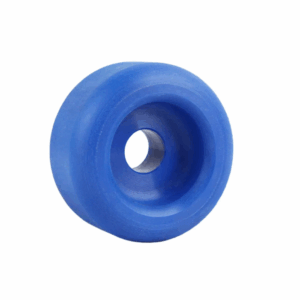 Nylon Roller Front End Cap 3"17mm Bore Blue