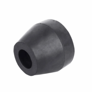 Rubber Roller Taper Roller Cap 2 1/2" 17mm Bore Black
