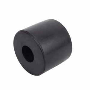 Rubber Roller Round Roller Cap 2 1/2" 17mm Bore Black