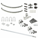 DIY Un-Braked Single Axle Kit 750Kg Galvanised - Image 2