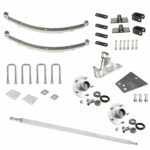 DIY Un-Braked Single Axle Kit 1400Kg Galvanised - Image 2