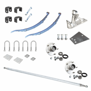 DIY Un-Braked Single Axle Kit 750Kg Galvanised