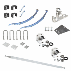 DIY Un-Braked Single Axle Kit 1400Kg Galvanised