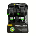 Retractable Ratchet Tie Down – 25mm x 3.6m – 320kg LC AUSTLIFT - Image 2