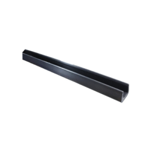 Bumper Cover C Section Black 50 x 50 x 1500mm