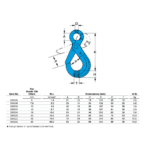 G100 Self-Locking Hook Eye Yoke AUSTLIFT - Image 2