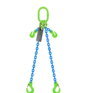 Grade 100 Chain Sling Two Leg with Clevis Grab Shortener and Clevis Sling Hook